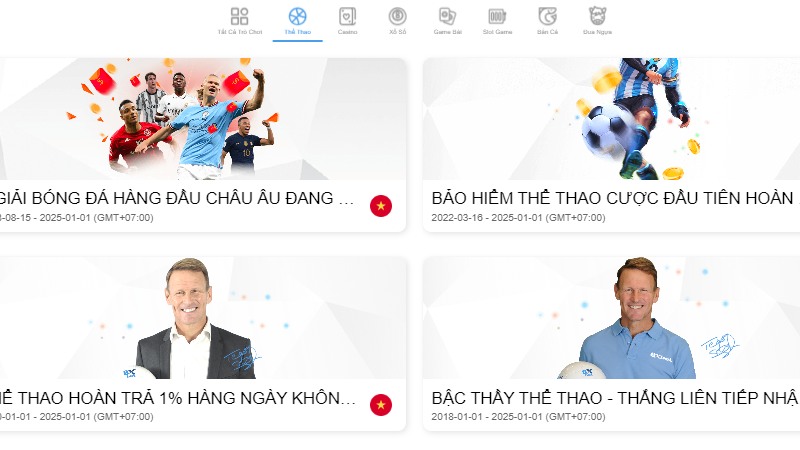 khuyến mãi thể thao 8xbet