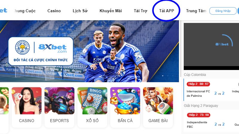 tải app 8xbet